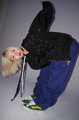 2WAY STRING PANTS_BLUE ( FLEECE.ver)