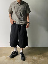 String Nylon Short Sleeve Shirt 4C