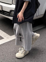 cross sweat bermuda pants