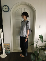 Pisso check string pants (2color)
