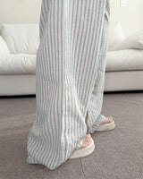 [Unisex/Summer Pants] Lev Linen Stripe Banding Pants (4 colors)