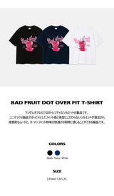 バッドフルーツドットオーバーフィットTシャツ (3color)