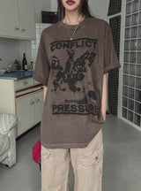 Control Painting Over Pig Short Sleeve