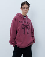 NEVER BREAK PIGMENT HOODIE-PURPLE