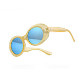 Roswell Original Glossy Yellow / Blue Mirror Lens