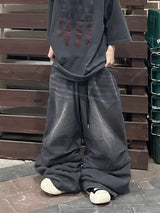 panel denim carpenter pants