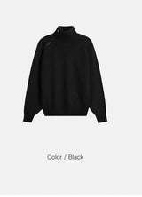 [F/W] ハイネックジッパーポラニット(3color)