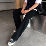 ジーニー366ストレートコットンバンディングワイドパンツ