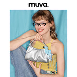 muva.リアルレザー クラウド ショルダーバッグ