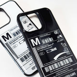 Fresh Love Delivery Label Phone Case (BK)