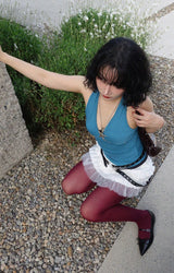 MAMA PUNCHING LACE CAN CAN MINI SKIRT (3COLORS!)