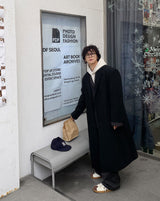 No.1052 wool20 オーバーシングルロングコート