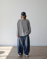 BLOWN WIDE DENIM PANTS