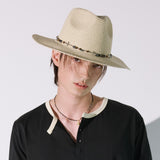 2way vintage stone cross panama hat