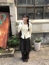 レインドットスカートパンツ