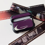 Dusty, Nostalgic Vibes AirPods Case Epoxy Bumper (DarkPlum/Ivory)