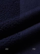 Raglan fleece zip-up 2color