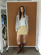 Ranel check hoodie (2color)