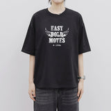 HOLY MOVE ANGEL OVER FIT SHORT-SLEEVED T-SHIRT_BLACK