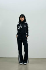 JOEL JERSEY TRACK PANTS / BLACK