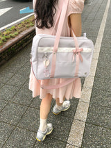 Classic schoolbag_pale grey