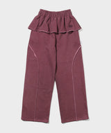 Pigment Frill Skirt Pants Red