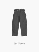 USA cotton curved pants 5color