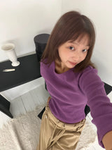 Waflle 3/4 sleeve T(5c)