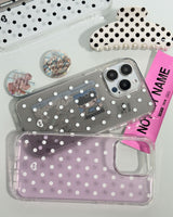 DOT JELLY Gel Hard Slim Phone Case - Gray