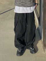 Over Denim Cargo Balloon Pants 2C