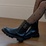 Tina Two Belt Chelsea Boots_B2541