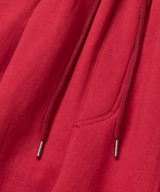 Cross Balloon Sweat Pants _ Dark Red