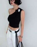 Kleve Pintuck Straight Wide Pants