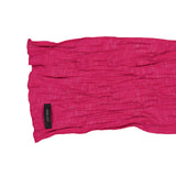 Wave Crinkled Long Scarf (magenta)