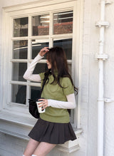 Forever Soft Turtle Neck Short Sleeve Knit (4color)