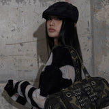 LACE BANDING HUNTING CAP (BLACK) F25QE996