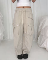 Zipper banding cargo pants