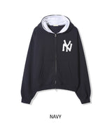 NY Applique Crop Hood Zip-Up