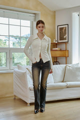  COSMO FUR CARDIGAN / IVORY