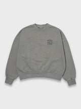 GHOST SWEATSHIRT PIGMENT DYED - GREY