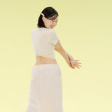 クローバーTシャツ (cream)