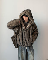 Balian Wolf Fur Jacket