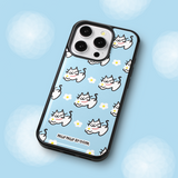 daisy cat pattern epoxy bumper case