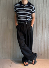 [S/S] Inconnect stripe kara half knit(3color)