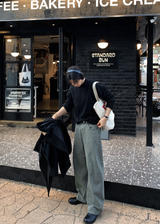 ジェイプルデイリーカッションカーブドワイドパンツ