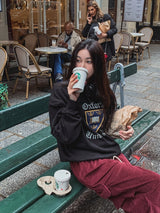 Oxford heavy pile sweatshirt