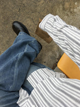No.1358 stripe F shirt (3color)