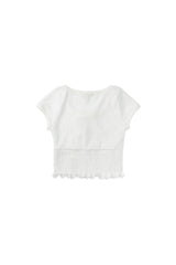 Kiro ribbon smoke top_ivory