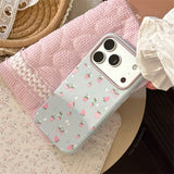 Strawberry & Star INS Style Soft iPhone Case (iPhone 13–17 Series)