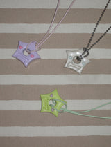 gleaming star cheek pendant [light purple]